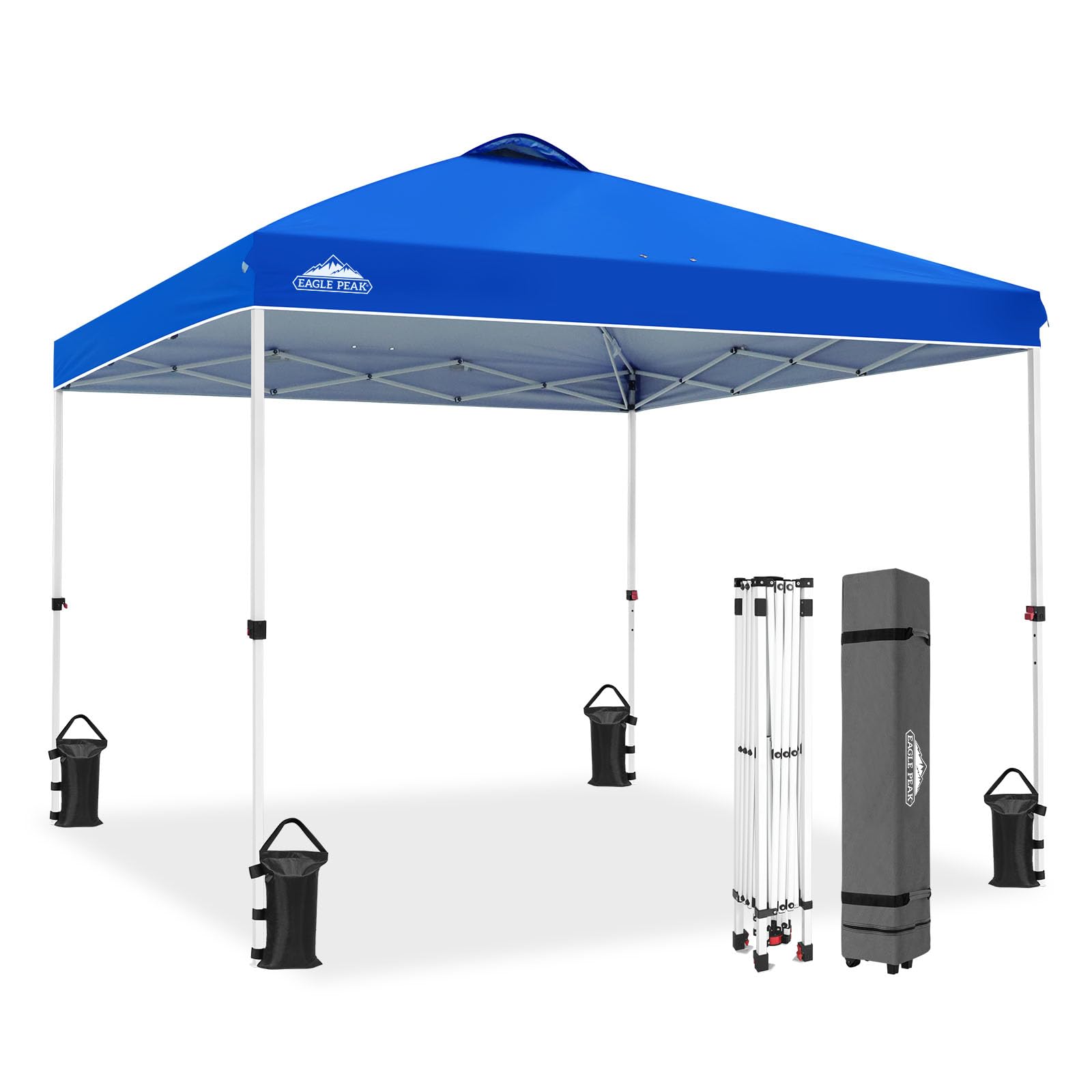 Amazon.com : EAGLE PEAK 10x10 Pop Up Canopy Tent Easy Up Canopy